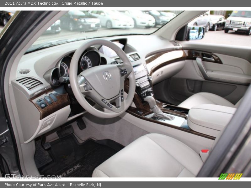 Grigio Metallic / Taupe 2011 Acura MDX Technology