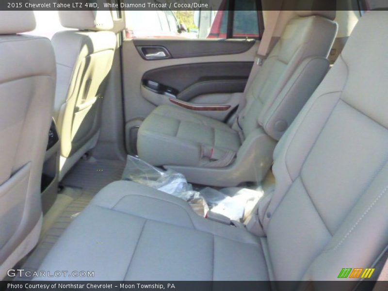 White Diamond Tricoat / Cocoa/Dune 2015 Chevrolet Tahoe LTZ 4WD