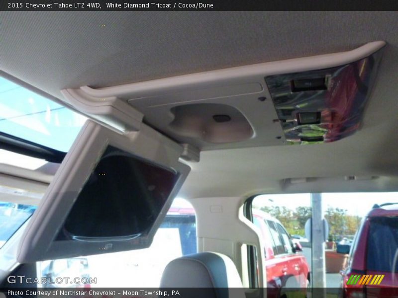 White Diamond Tricoat / Cocoa/Dune 2015 Chevrolet Tahoe LTZ 4WD