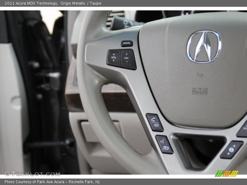 Grigio Metallic / Taupe 2011 Acura MDX Technology