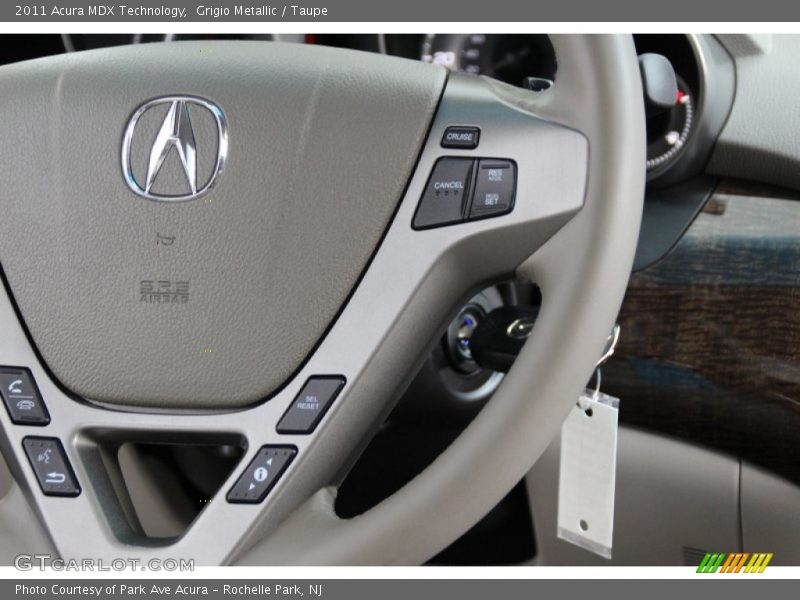Grigio Metallic / Taupe 2011 Acura MDX Technology