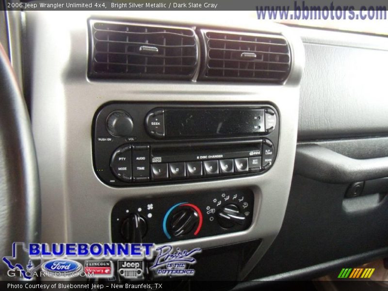 Bright Silver Metallic / Dark Slate Gray 2006 Jeep Wrangler Unlimited 4x4