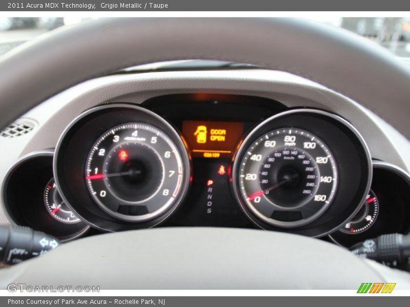 Grigio Metallic / Taupe 2011 Acura MDX Technology