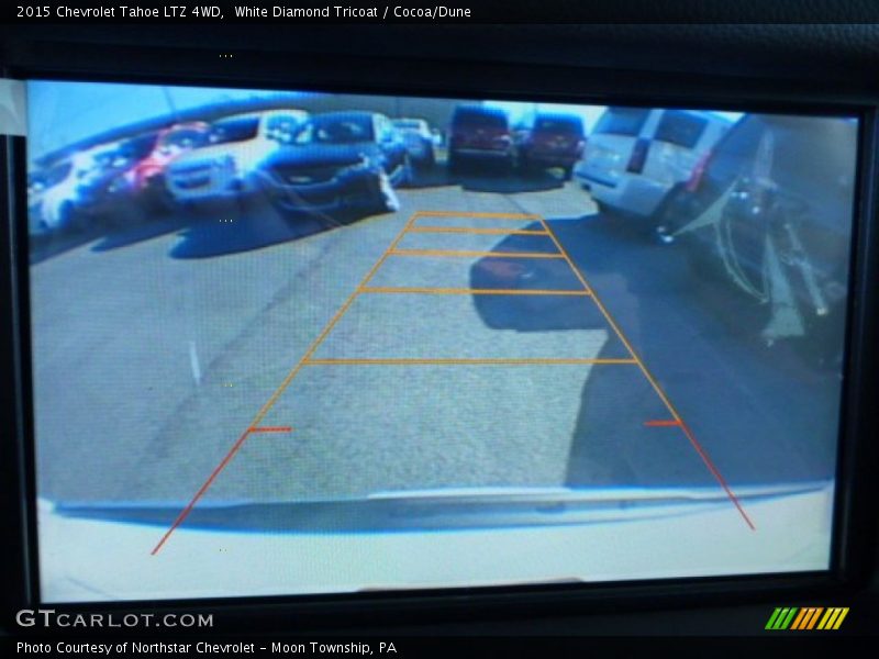 White Diamond Tricoat / Cocoa/Dune 2015 Chevrolet Tahoe LTZ 4WD