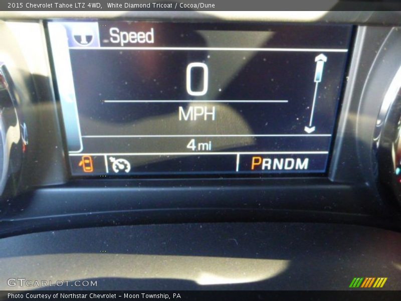 White Diamond Tricoat / Cocoa/Dune 2015 Chevrolet Tahoe LTZ 4WD