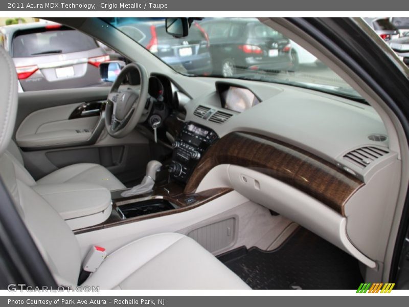 Grigio Metallic / Taupe 2011 Acura MDX Technology