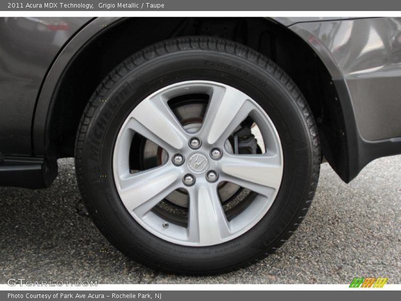 Grigio Metallic / Taupe 2011 Acura MDX Technology