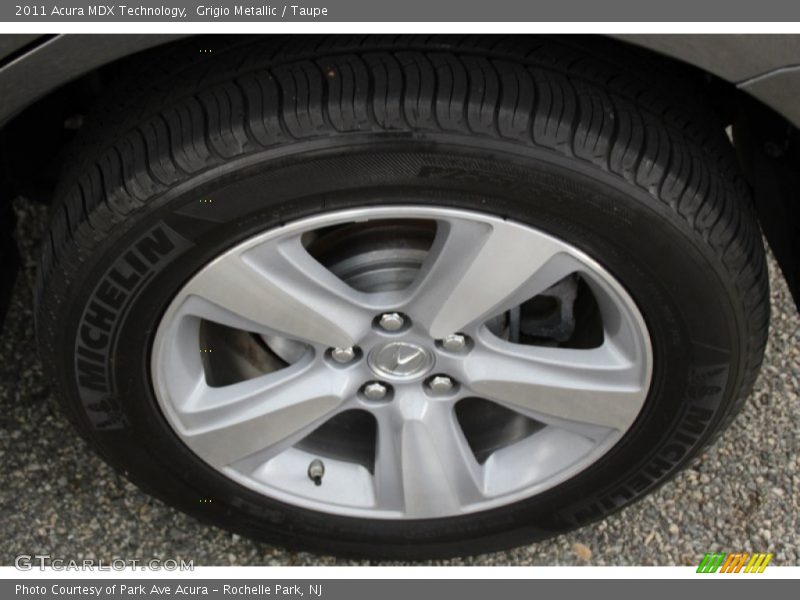 Grigio Metallic / Taupe 2011 Acura MDX Technology