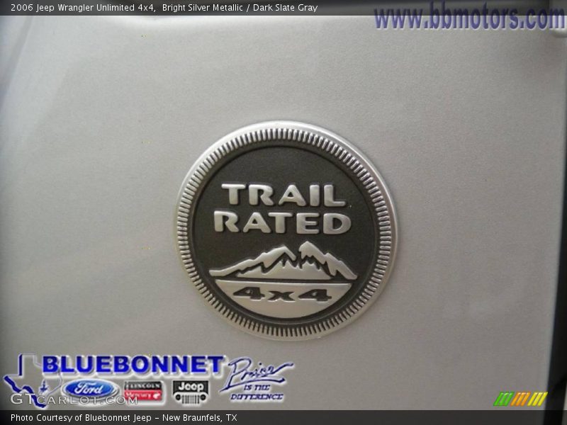 Bright Silver Metallic / Dark Slate Gray 2006 Jeep Wrangler Unlimited 4x4