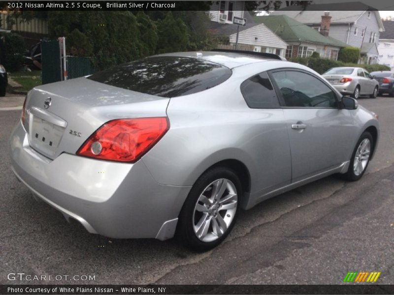 Brilliant Silver / Charcoal 2012 Nissan Altima 2.5 S Coupe