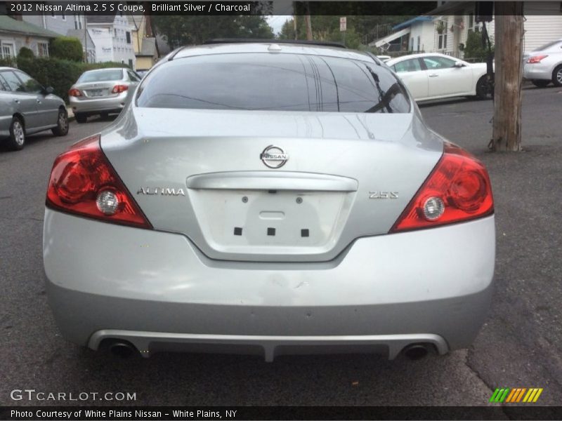 Brilliant Silver / Charcoal 2012 Nissan Altima 2.5 S Coupe