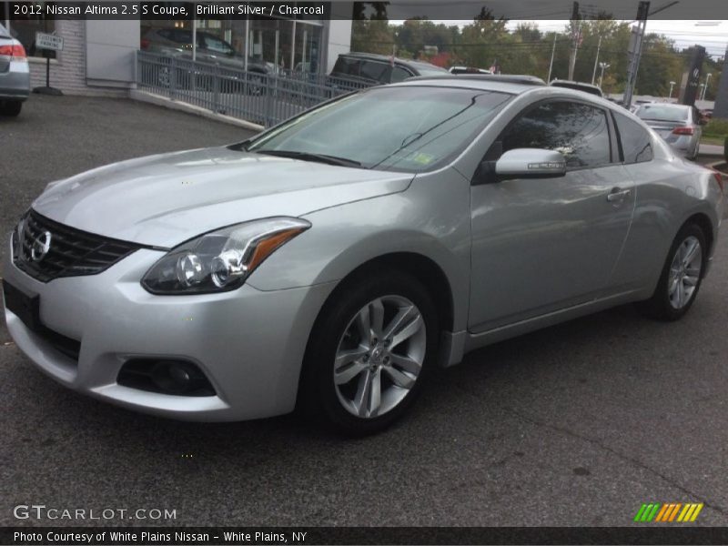 Brilliant Silver / Charcoal 2012 Nissan Altima 2.5 S Coupe