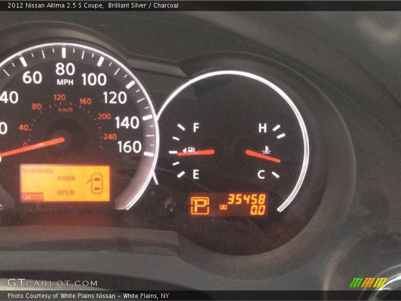 Brilliant Silver / Charcoal 2012 Nissan Altima 2.5 S Coupe