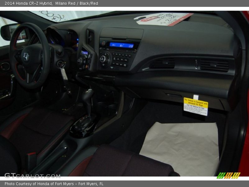 Milano Red / Black/Red 2014 Honda CR-Z Hybrid