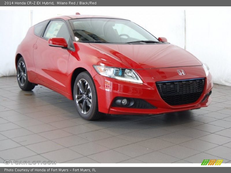 Front 3/4 View of 2014 CR-Z EX Hybrid