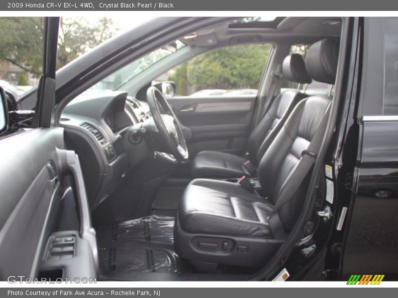 Crystal Black Pearl / Black 2009 Honda CR-V EX-L 4WD