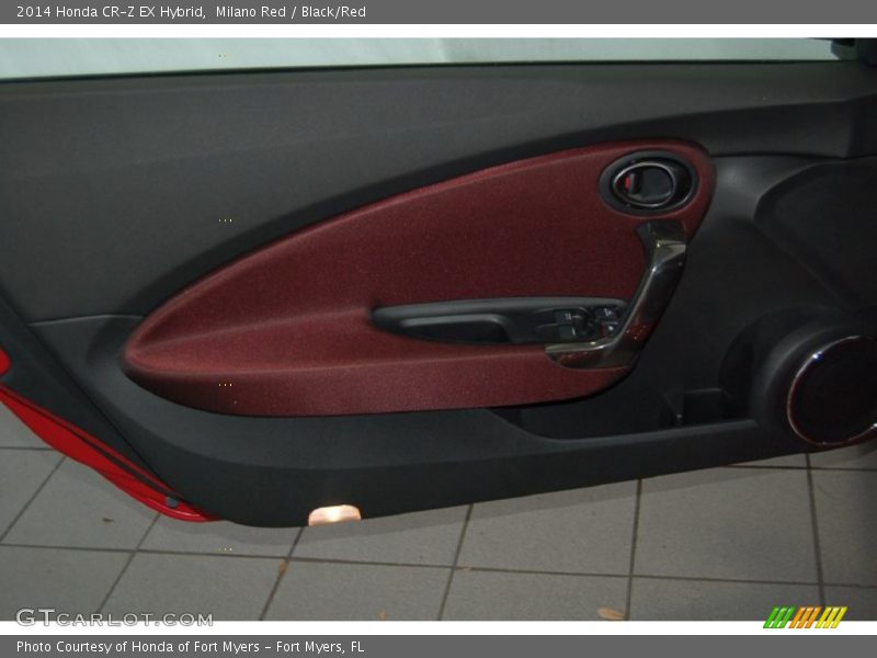 Milano Red / Black/Red 2014 Honda CR-Z EX Hybrid