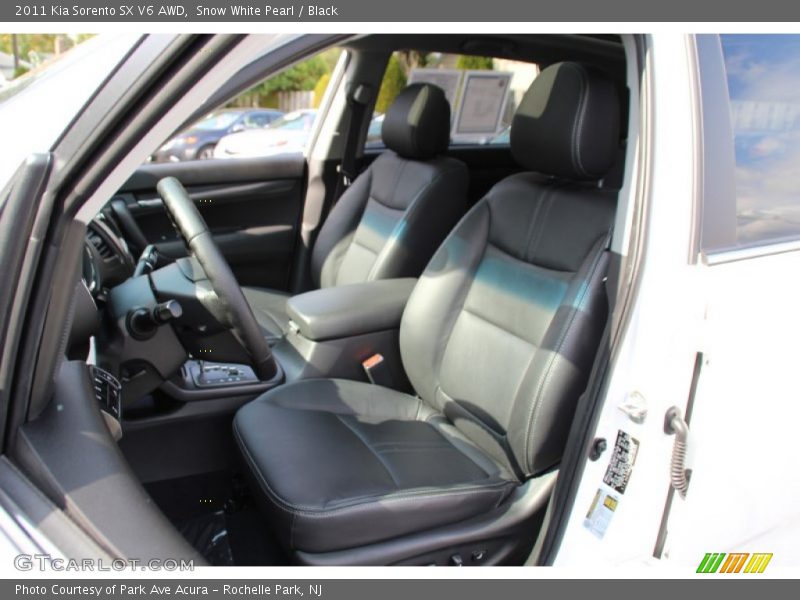Snow White Pearl / Black 2011 Kia Sorento SX V6 AWD