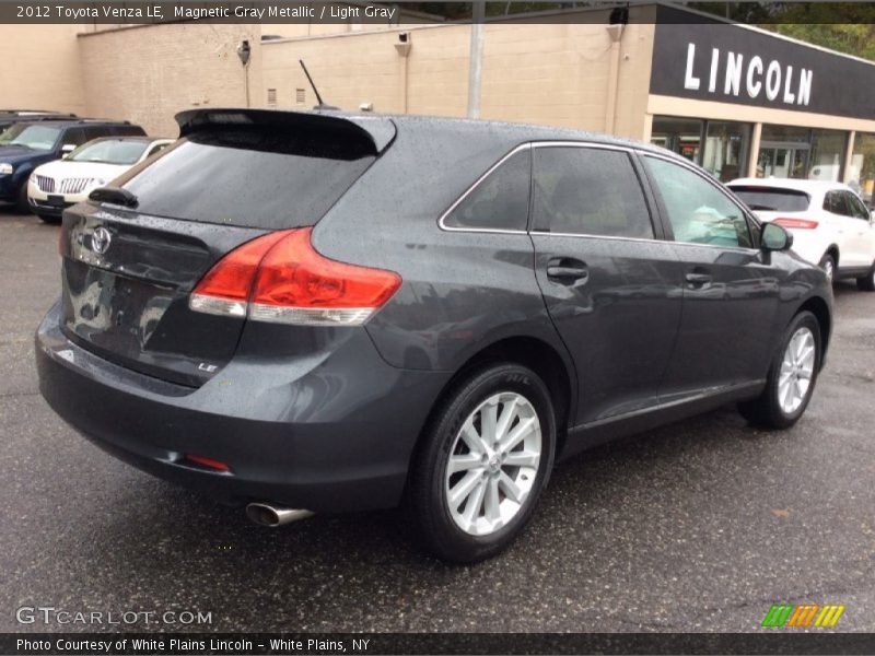 Magnetic Gray Metallic / Light Gray 2012 Toyota Venza LE