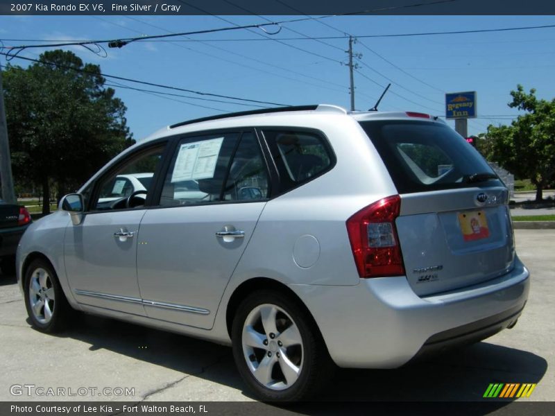 Fine Silver / Gray 2007 Kia Rondo EX V6