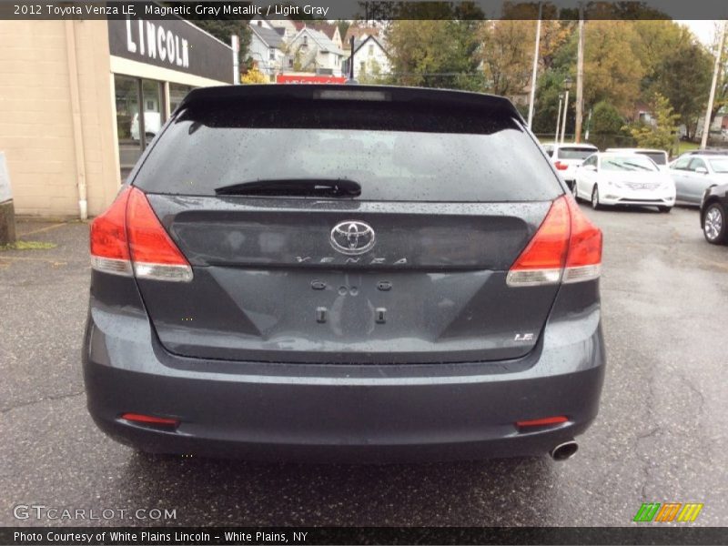 Magnetic Gray Metallic / Light Gray 2012 Toyota Venza LE