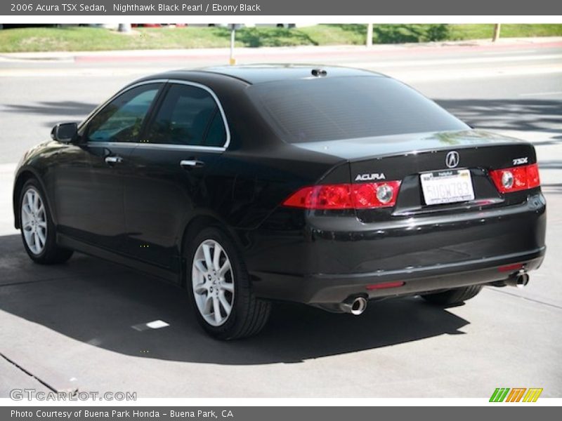 Nighthawk Black Pearl / Ebony Black 2006 Acura TSX Sedan