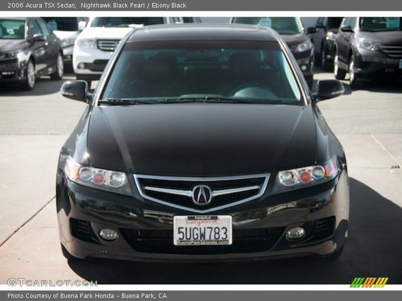 Nighthawk Black Pearl / Ebony Black 2006 Acura TSX Sedan