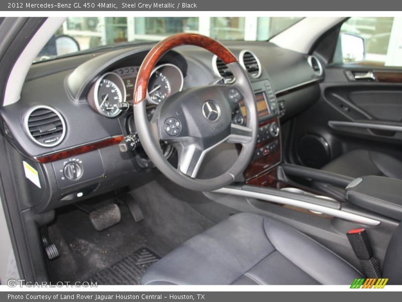 Steel Grey Metallic / Black 2012 Mercedes-Benz GL 450 4Matic