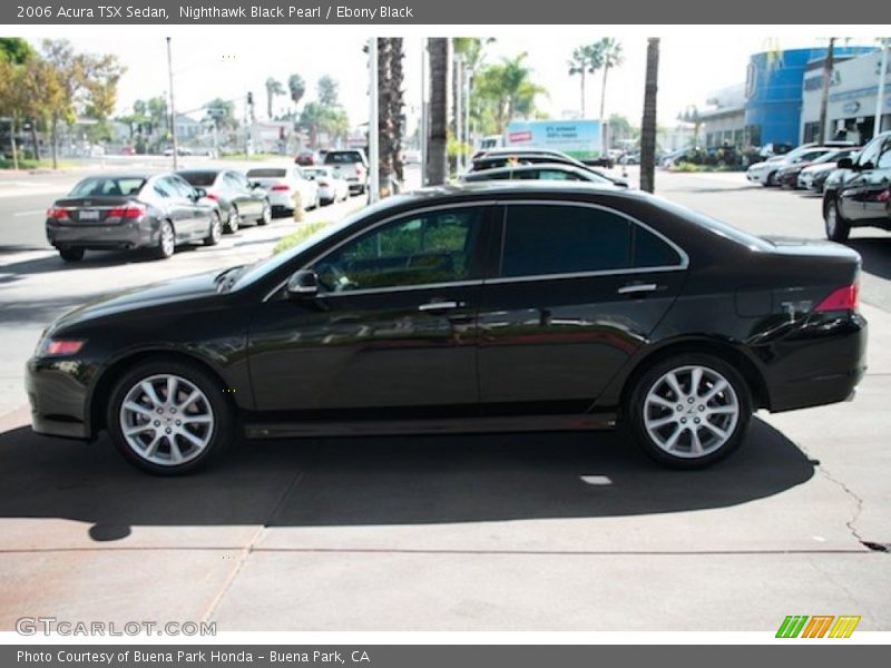 Nighthawk Black Pearl / Ebony Black 2006 Acura TSX Sedan