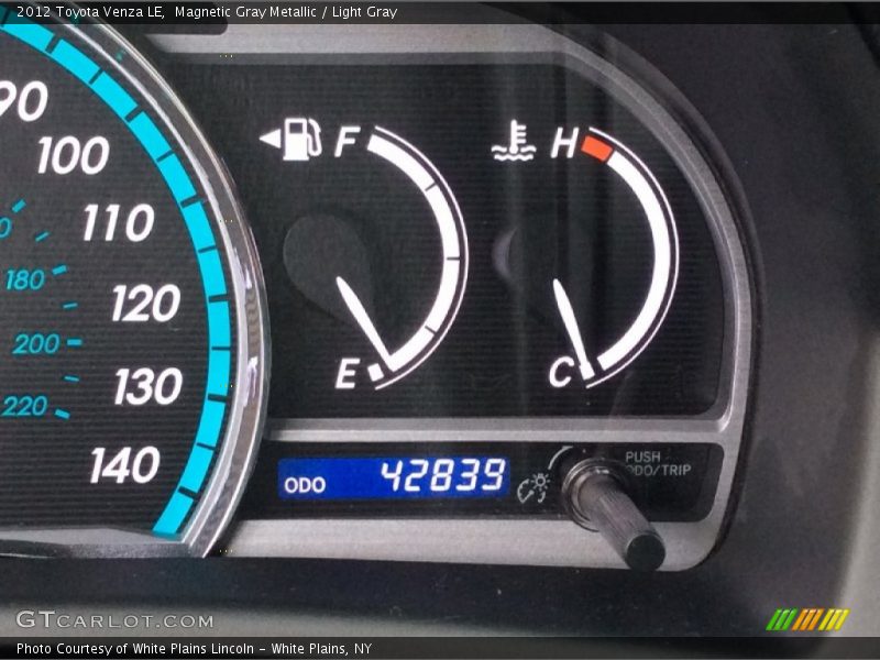 Magnetic Gray Metallic / Light Gray 2012 Toyota Venza LE