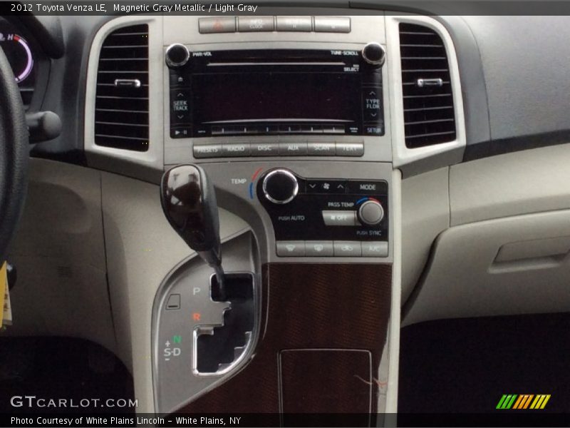 Magnetic Gray Metallic / Light Gray 2012 Toyota Venza LE