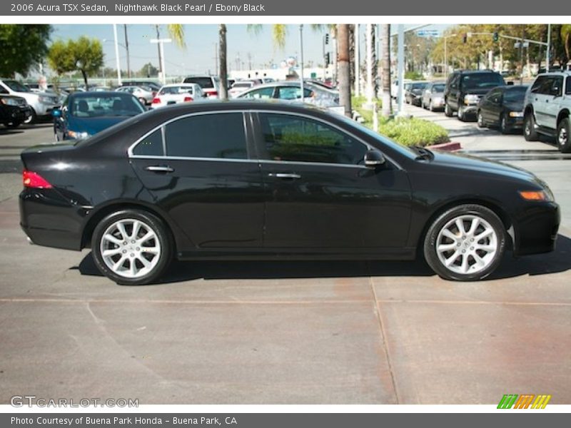 Nighthawk Black Pearl / Ebony Black 2006 Acura TSX Sedan