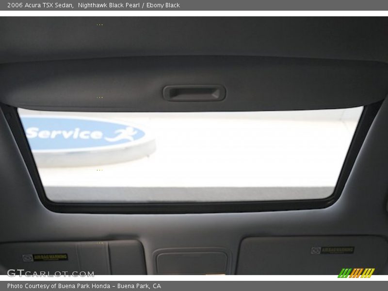 Nighthawk Black Pearl / Ebony Black 2006 Acura TSX Sedan