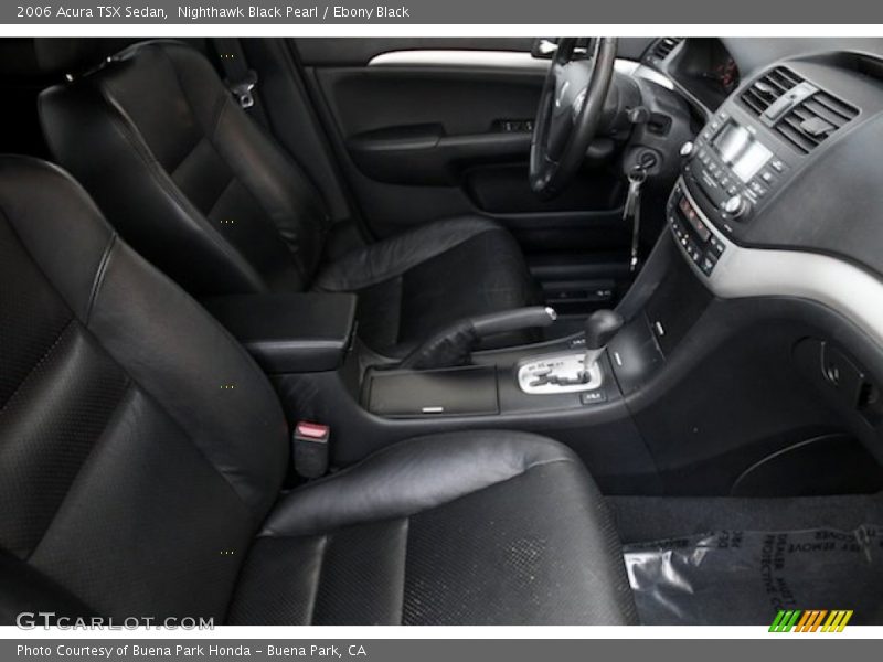 Nighthawk Black Pearl / Ebony Black 2006 Acura TSX Sedan
