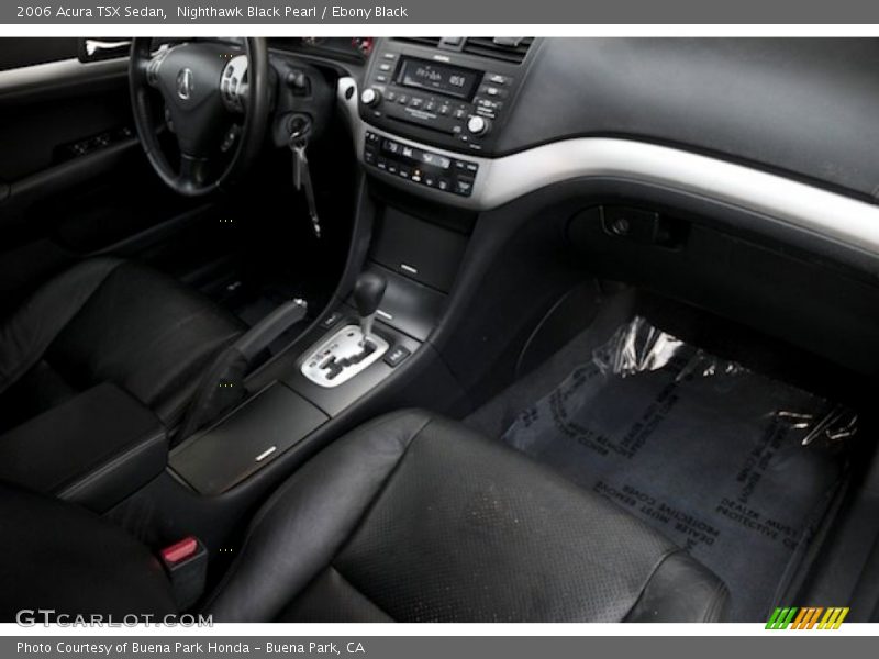 Nighthawk Black Pearl / Ebony Black 2006 Acura TSX Sedan