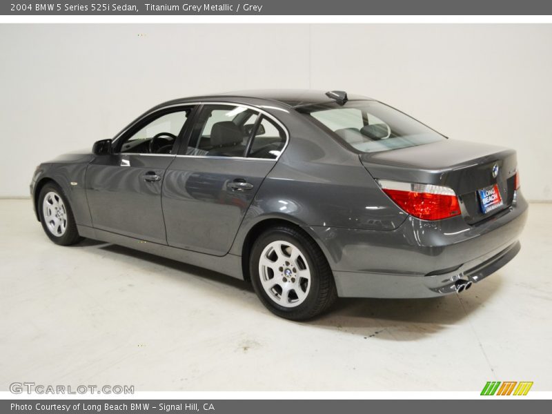 Titanium Grey Metallic / Grey 2004 BMW 5 Series 525i Sedan