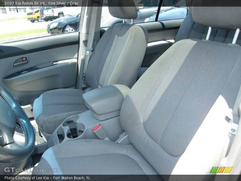Fine Silver / Gray 2007 Kia Rondo EX V6