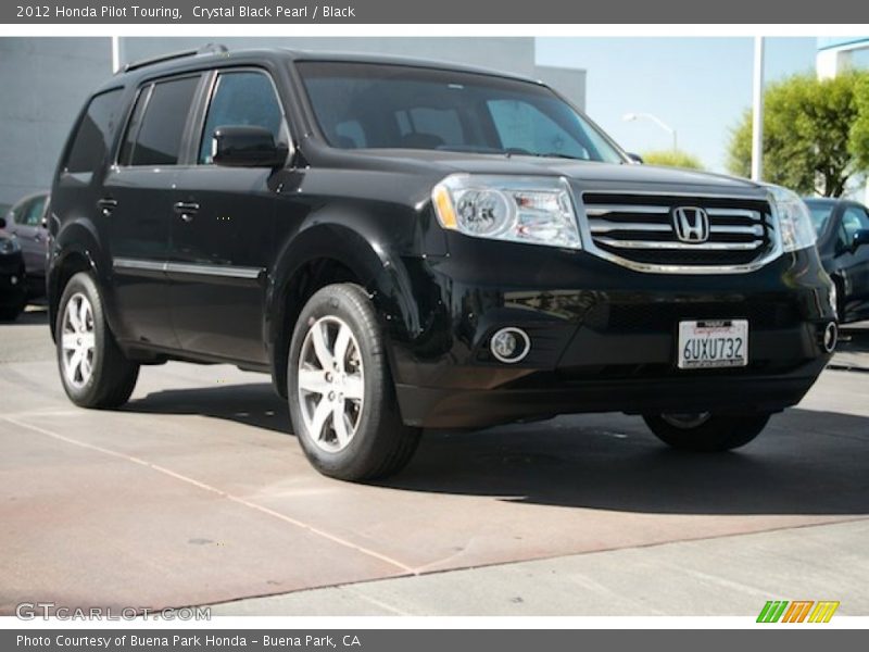 Crystal Black Pearl / Black 2012 Honda Pilot Touring