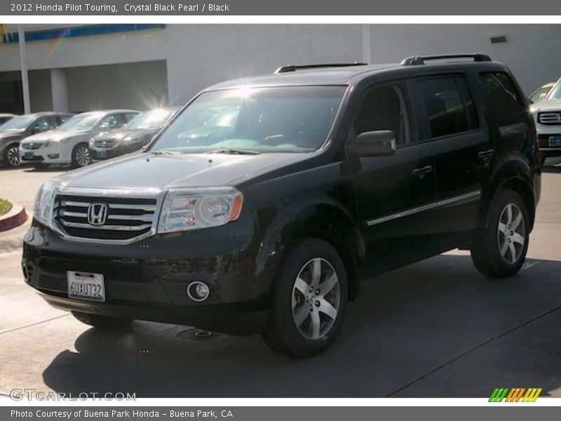 Crystal Black Pearl / Black 2012 Honda Pilot Touring