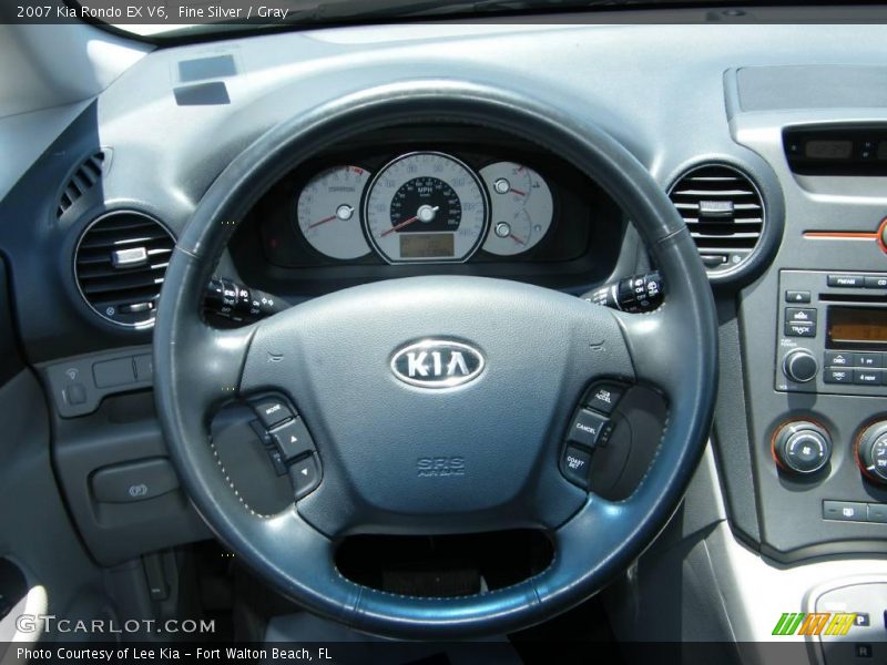 Fine Silver / Gray 2007 Kia Rondo EX V6