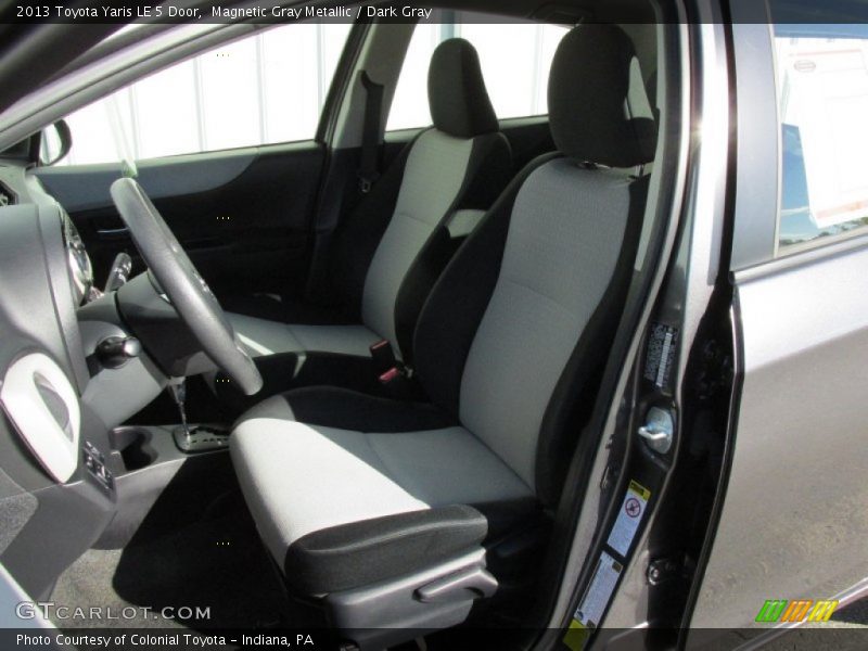 Magnetic Gray Metallic / Dark Gray 2013 Toyota Yaris LE 5 Door