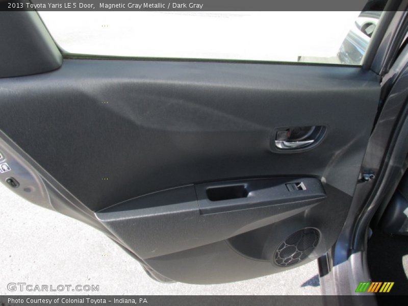 Magnetic Gray Metallic / Dark Gray 2013 Toyota Yaris LE 5 Door