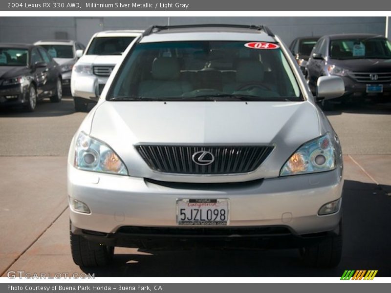 Millinnium Silver Metallic / Light Gray 2004 Lexus RX 330 AWD
