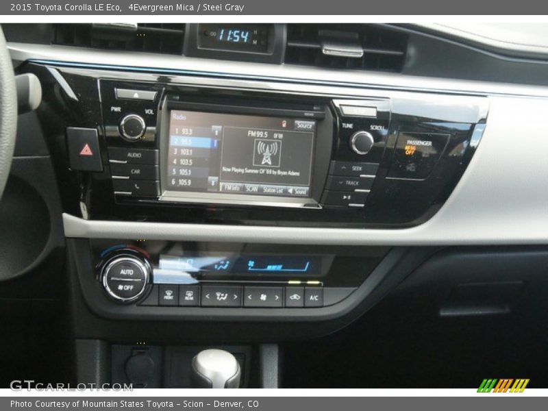 4Evergreen Mica / Steel Gray 2015 Toyota Corolla LE Eco