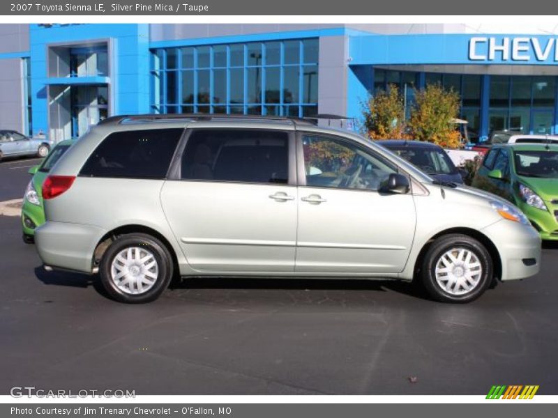 Silver Pine Mica / Taupe 2007 Toyota Sienna LE