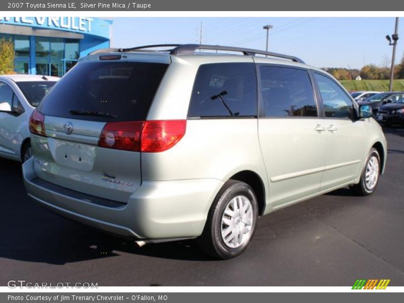 Silver Pine Mica / Taupe 2007 Toyota Sienna LE