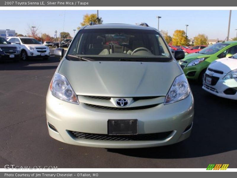 Silver Pine Mica / Taupe 2007 Toyota Sienna LE