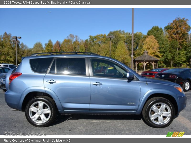 Pacific Blue Metallic / Dark Charcoal 2008 Toyota RAV4 Sport