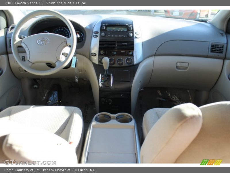 Silver Pine Mica / Taupe 2007 Toyota Sienna LE
