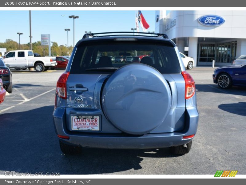 Pacific Blue Metallic / Dark Charcoal 2008 Toyota RAV4 Sport